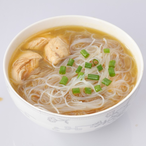 How is Hawaiian Chicken Long Rice Served?