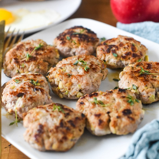 How long does it take to cook homemade maple breakfast sausage?