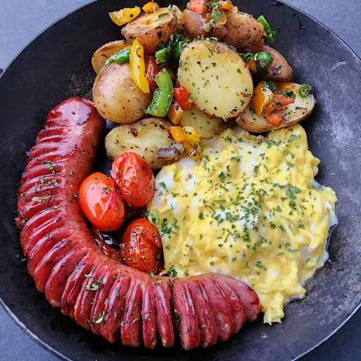 Savory Kielbasa Breakfast Skillet: A Hearty Start to Your Day