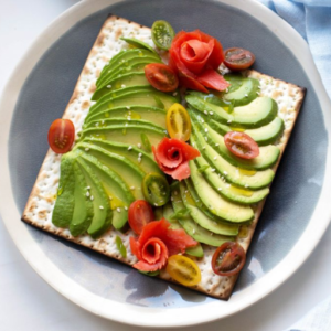 Avocado Toast on Matzo